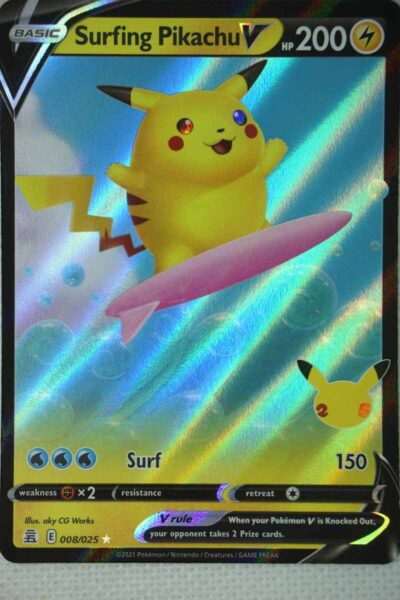 Surfing Pikachu V 8/25