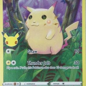 Pikachu 5/25 Full Art Holo Rare - Pocket Monster