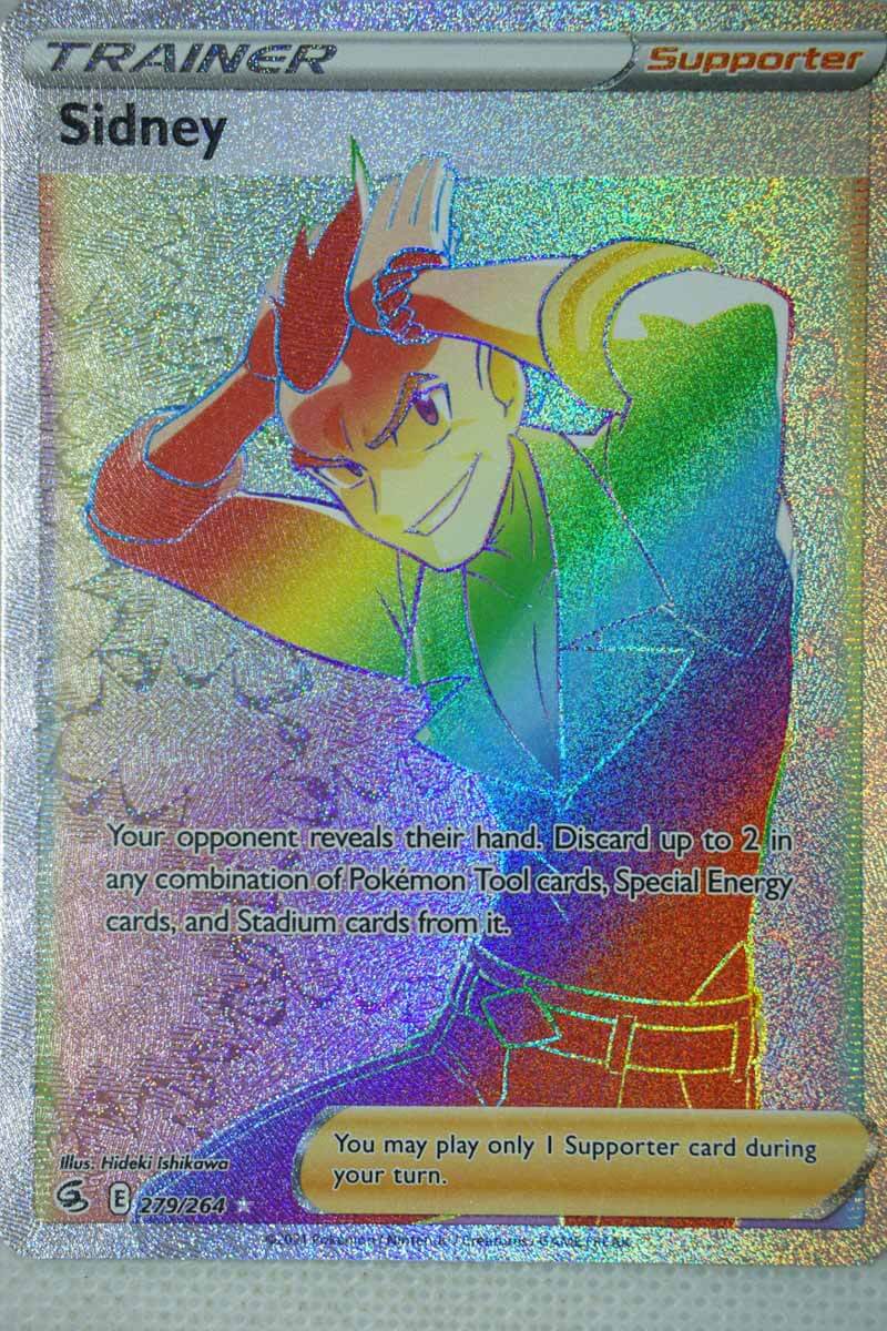 sidney pokemon card value Pokmon TCG Trainer Sidney Rainbow Rare &