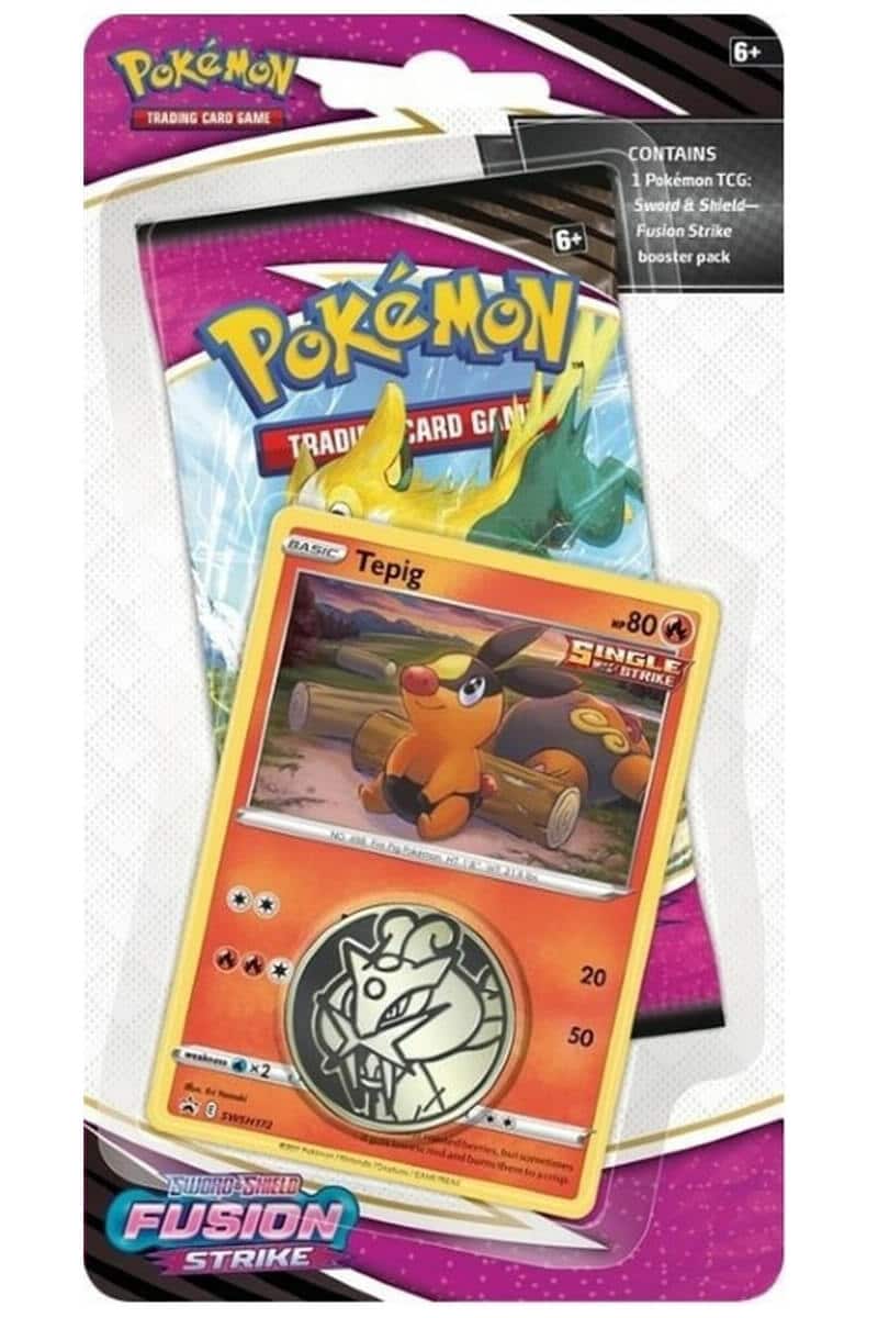 Fusion Strike Blisterpakke med Tepig