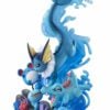 Japansk Udstillings Figur med Vaporeon og andre Vandtyper