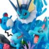 Japansk Udstillings Figur med Vaporeon og andre Vandtyper