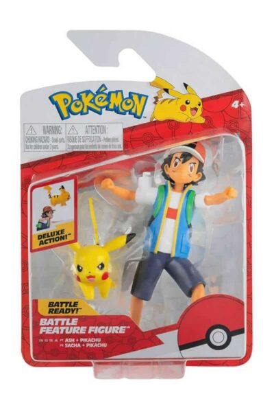 Battle Feature Ash og Pikachu Figurer
