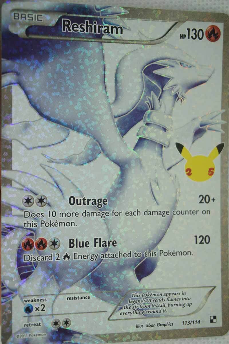 Reshiram 113/114 Full Art Classic Collection