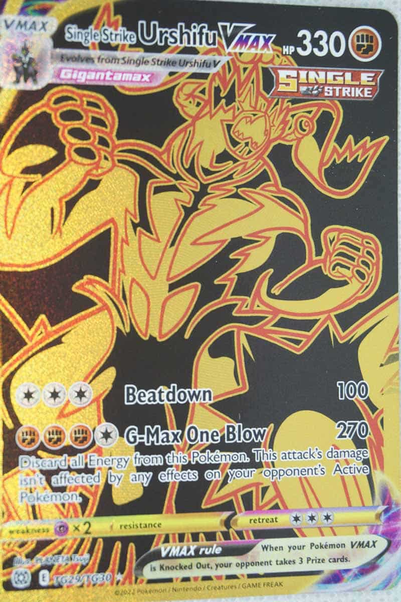 Single Strike Urshifu VMAX TG29/TG30 Secret Rare