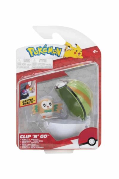 Rowlet og poké ball
