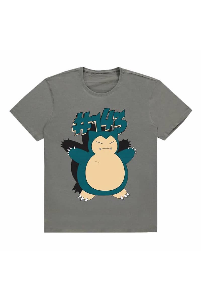 Grå Snorlax t shirt small