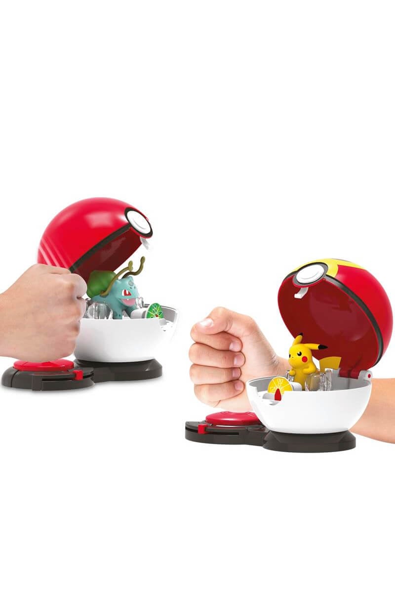 Surprise Attack Poke Ball Battle Game med Bulbasauer og Pikachu