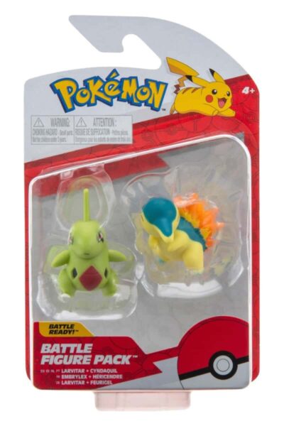 Larvitar og Cyndaquil Figur