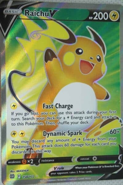 Raichu V 158/172 Full Art