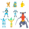 Multipakke med 8 Battle Figurer fra Sinnoh Region