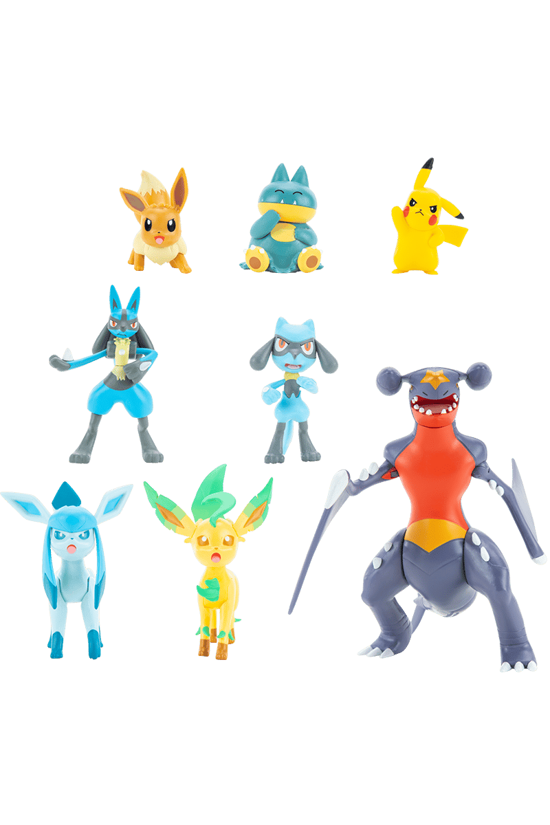 Multipakke med 8 Battle Figurer fra Sinnoh Region