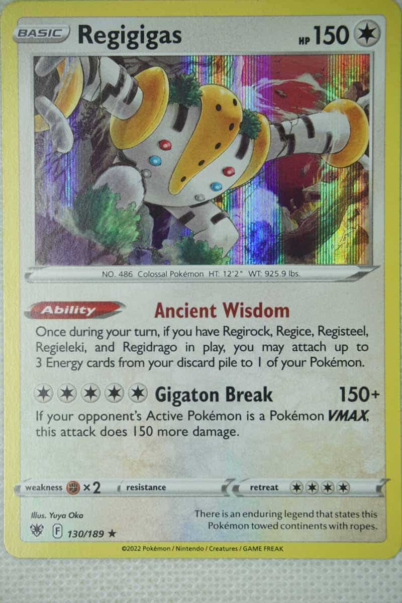 regigigas pokemon card price Amazon.com: Regigigas V & VSTAR - 114/159 - Crown Zenith