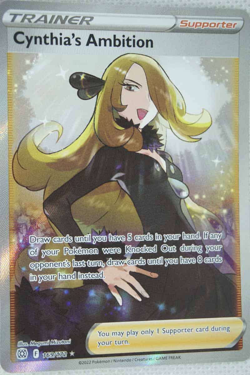 Cynthia's Ambition 169/172 Full Art
