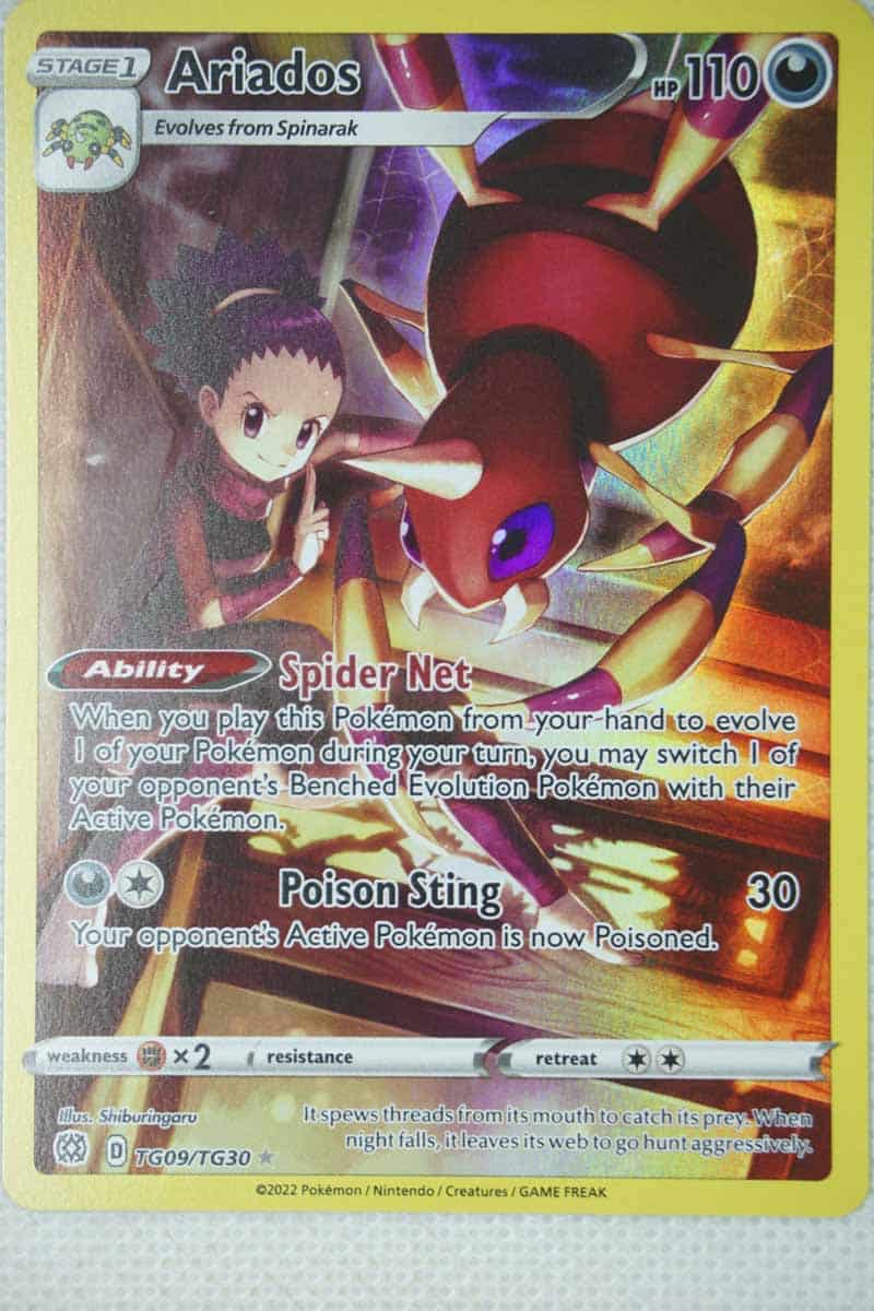 Ariados TG09/TG30 Holo Rare