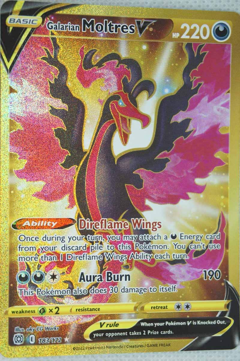 Galarian Moltres V 183/172 Secret Rare