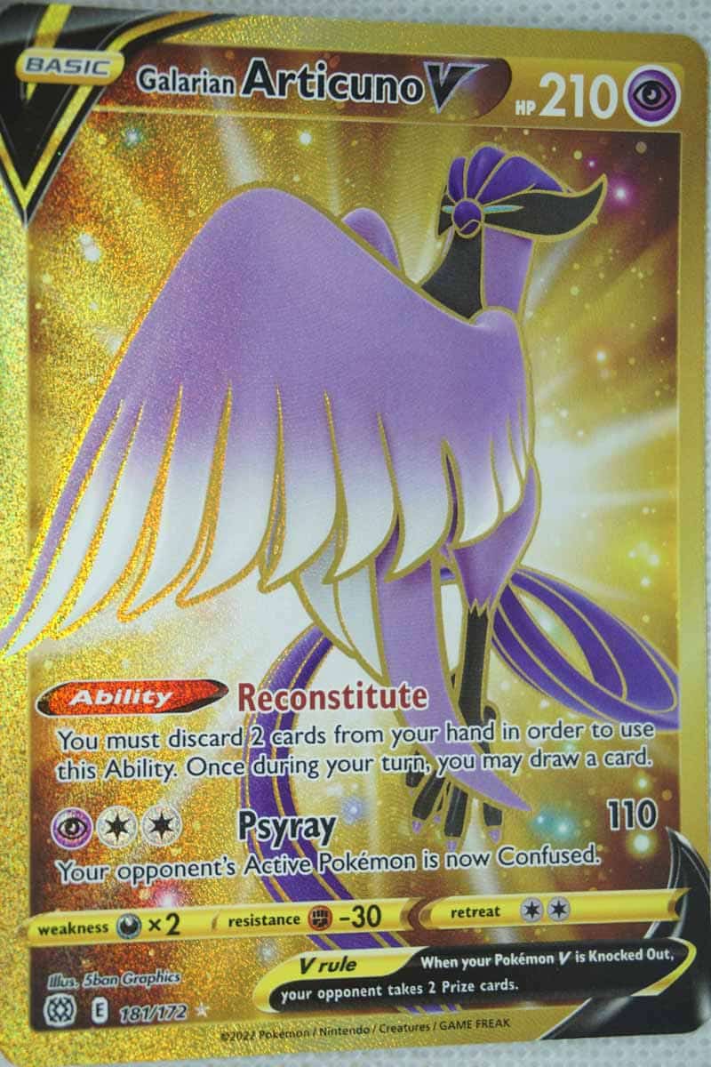 Galarian Articuno V 181/172 Secret Rare