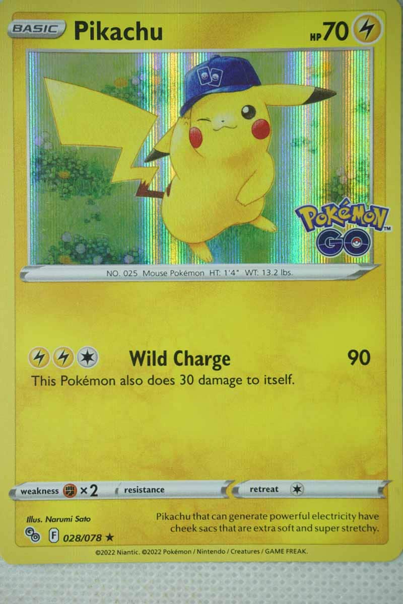 Pikachu 028/078 Holo Rare