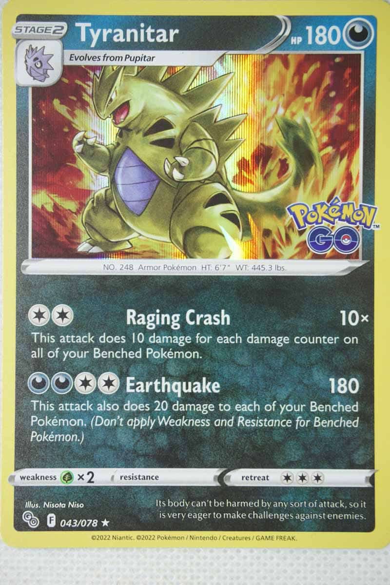 Tyranitar 043/078 Holo Rare