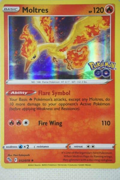 Trio med Moltres Zapdos og Articuno Holo Rare
