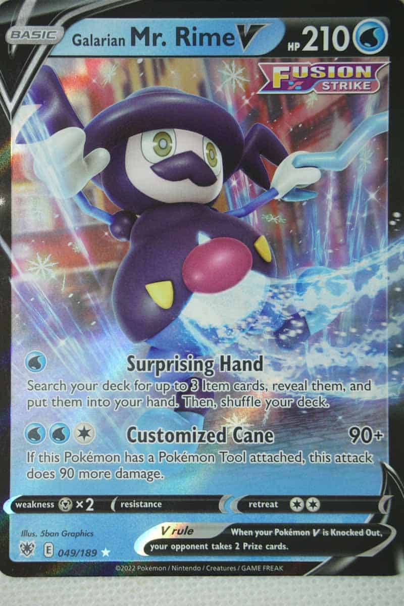 Galarian Mr. Rime V 049/189