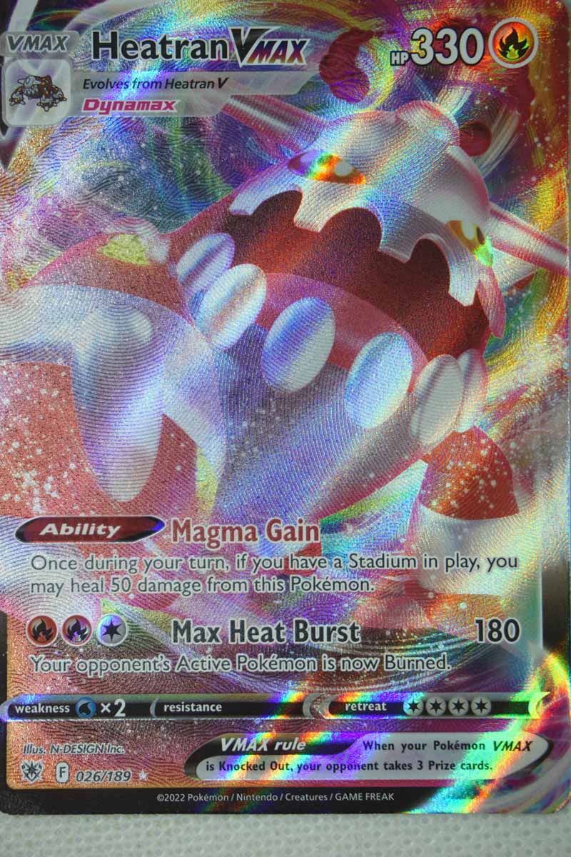 heatran vmax pokemon card value Heatran VMAX (Secret) - SWSH10: Astral Radiance [SECRET RARE] main image 0