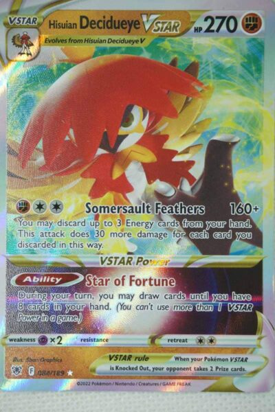 Hisuian Decidueye VSTAR 084/189