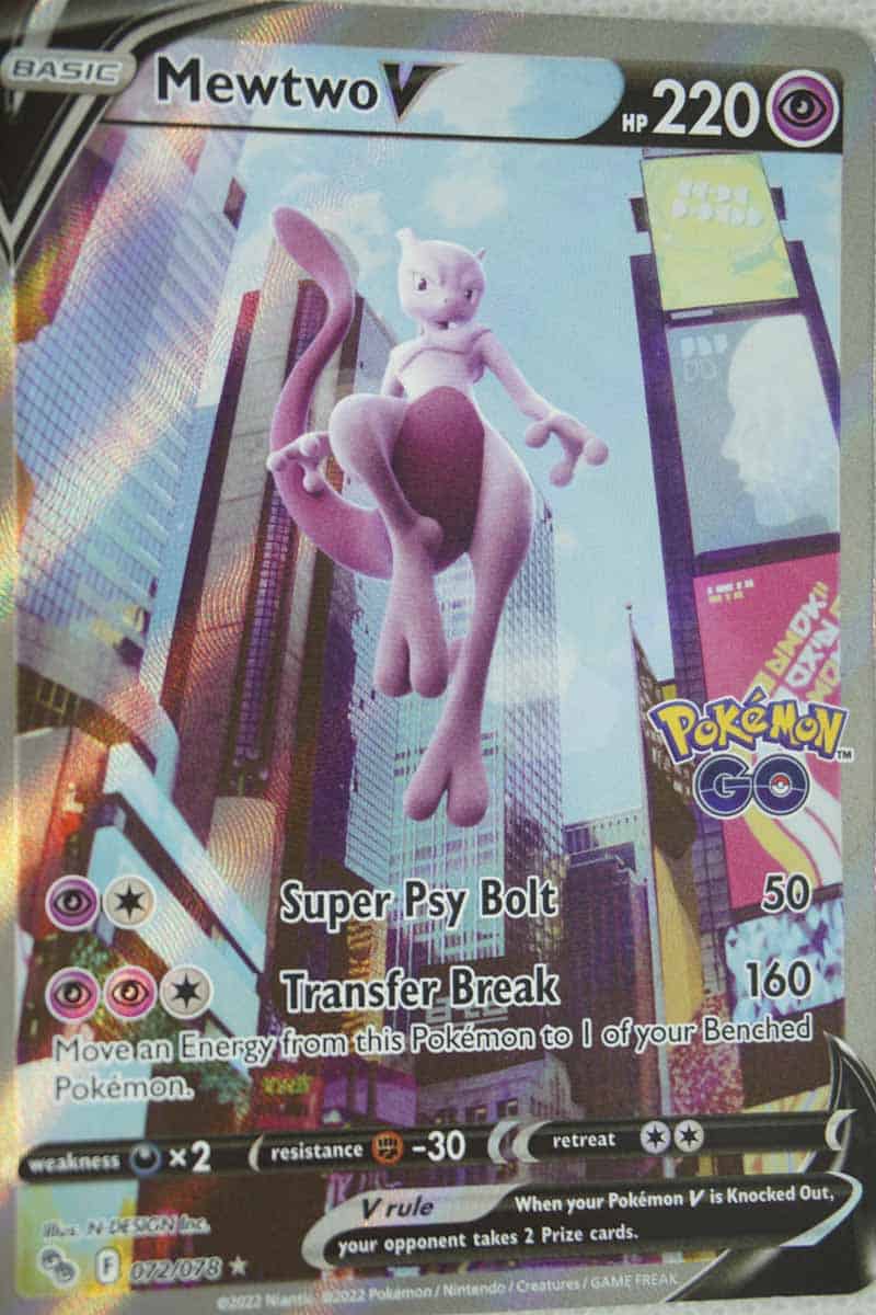 Mewtwo V 072/078 Alternate Art