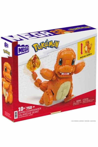 Kæmpe Charmander Mega Construx Figur