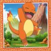 Pokemon Puslespil med Charmander Squirtle og Bulbasaur