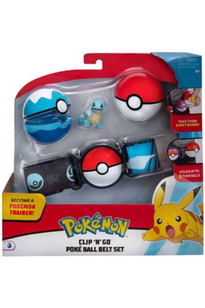 Squirtle bælte med Poké ball og Dive ball