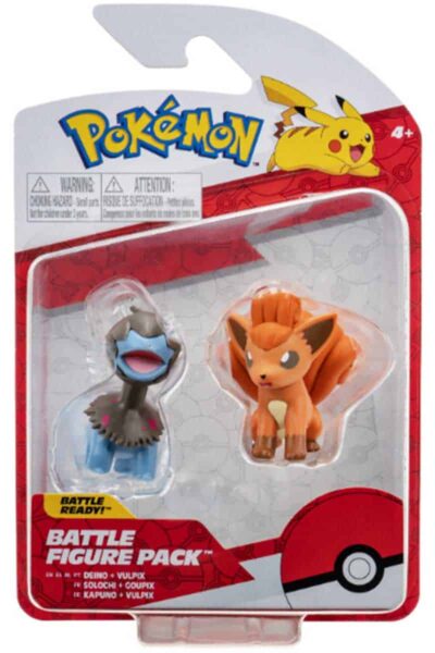 Vulpix og Deino Battle Figurer