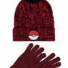 Poke Ball Sæt med Hue og vanter
