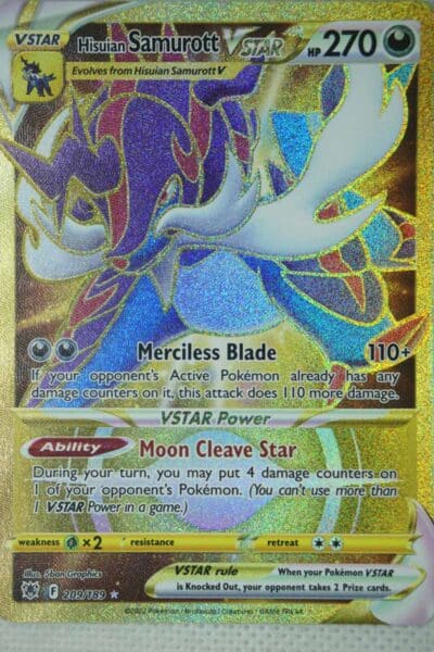 Hisuian Samurott VSTAR 209/189 Secret Rare
