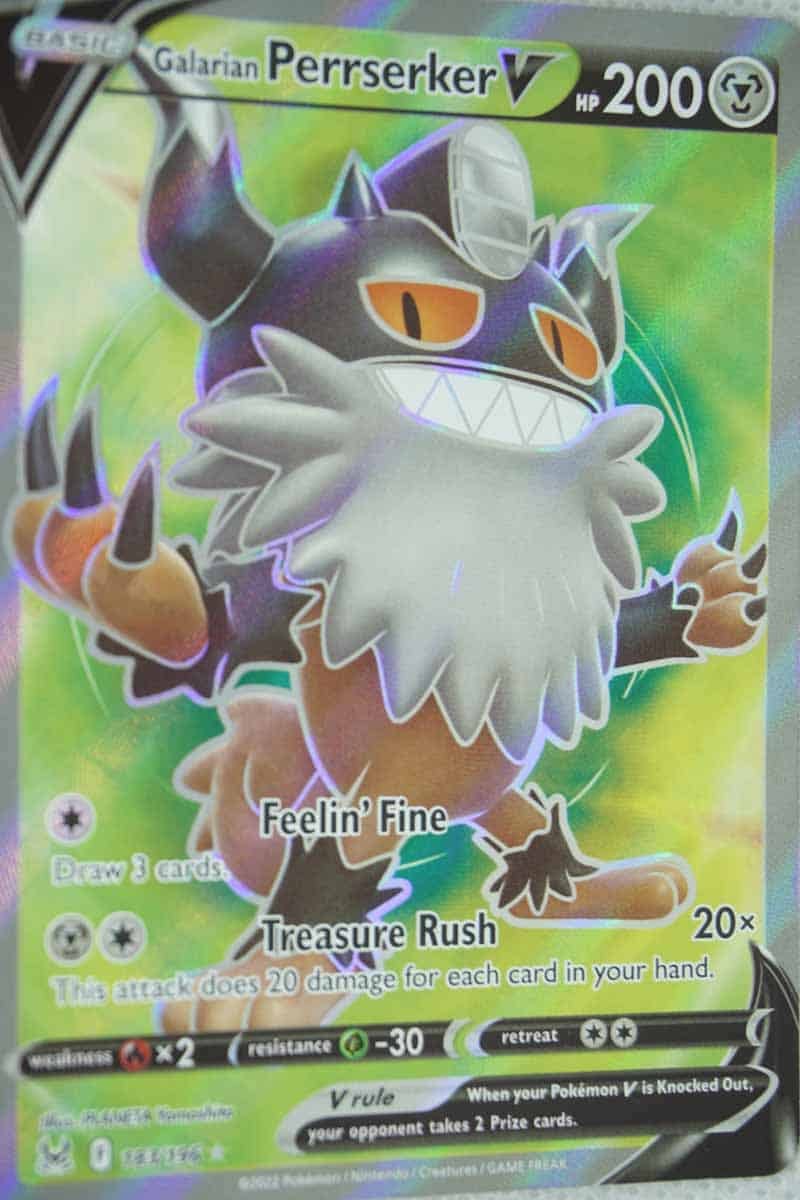 Galarian Perrserker V 183/196 Full Art