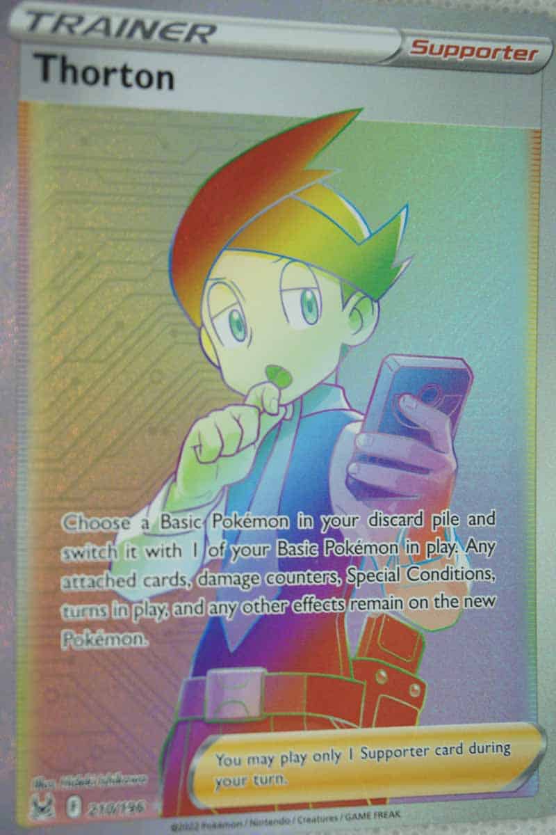thorton pokemon card value #210 Prices | Lost Origin turns in play and any other effects remain on the new Pokemon Thorton 210/196 Hyper Rare -