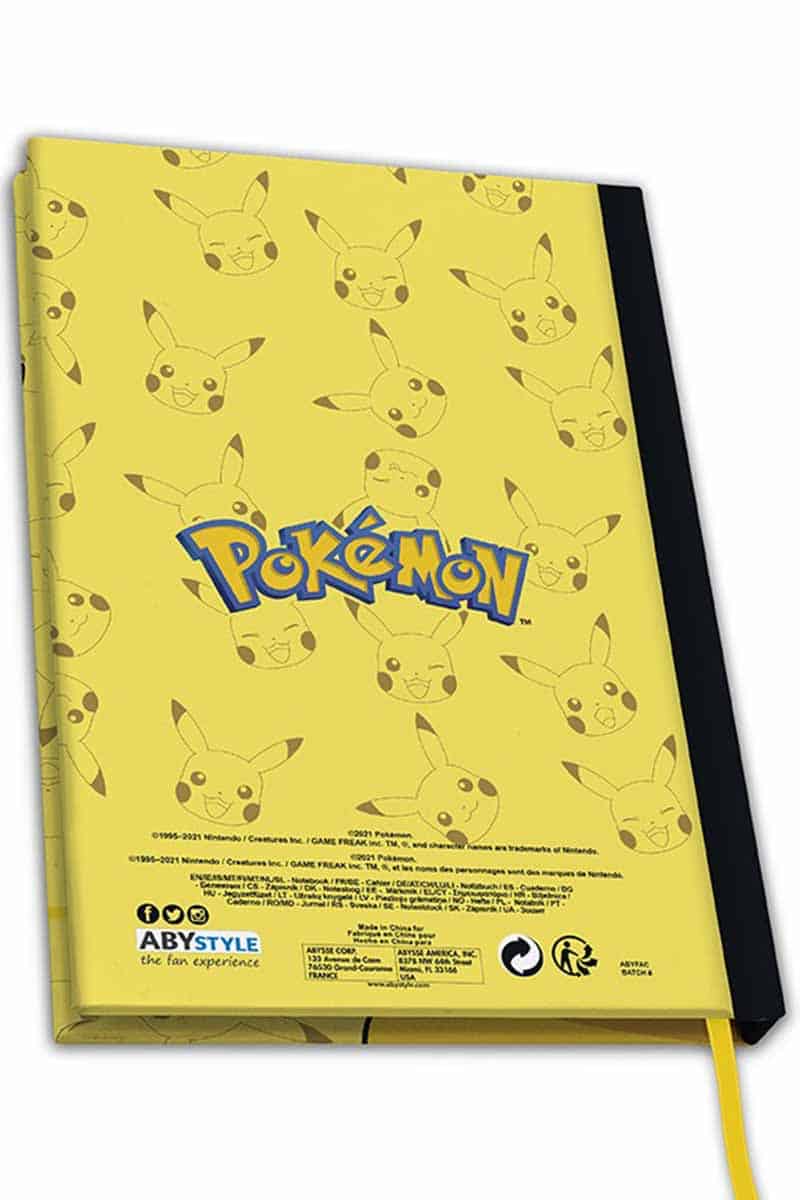 Pikachu A5 Notesbog - Pocket Monster