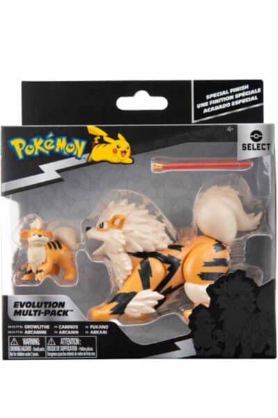 Udviklingssæt med Growlithe og Arcanine Figurer