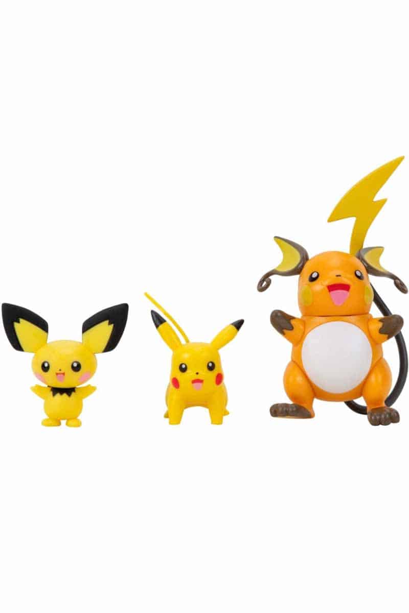 Udviklingssæt med Pikachu Raichu og Pichu