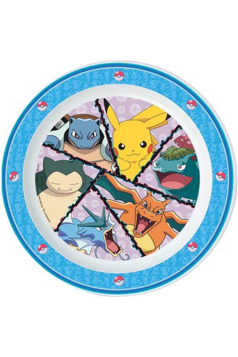 Pokemon Tallerken i Plast