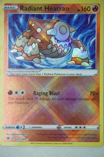 Radiant Heatran 027/189 Radiant Rare