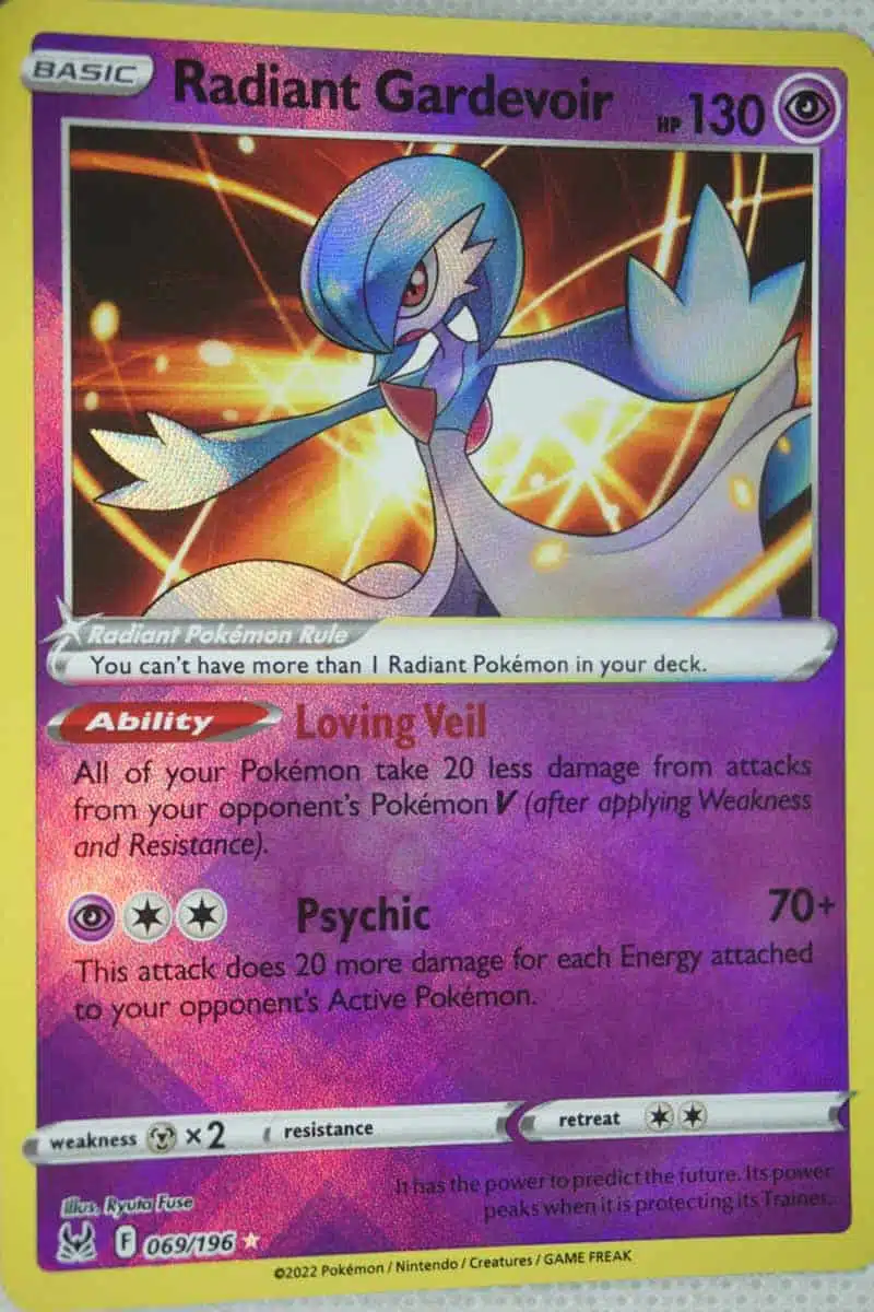 thumbnail image 2 of Radiant Gardevoir 069/196 Lost Origin | Ultra Rare Holo Pokemon TCG Card NM 2 of 4