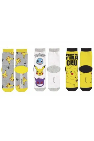 Pokemon 3 par Strømper med Pikachu Gengar og Squirtle