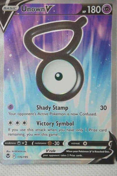 Unown V 176/195 Full Art