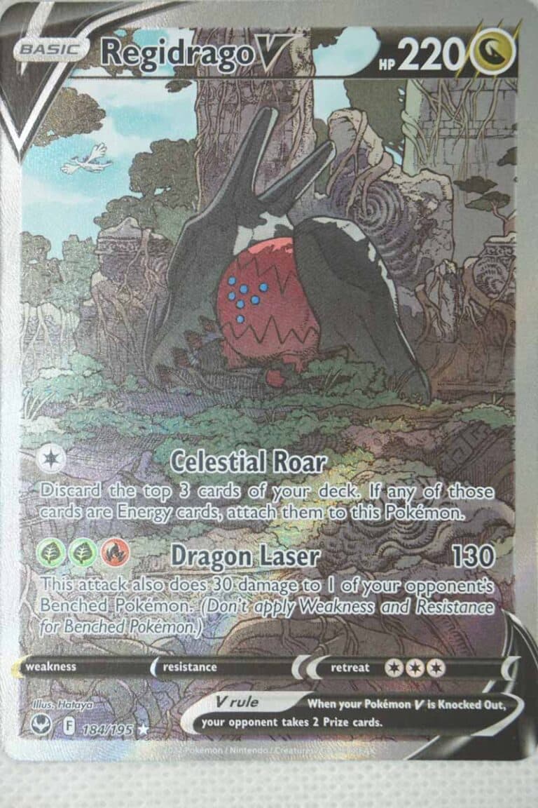 Regidrago V 184/195 Alternate Art Silver Tempest enkeltkort fra Pokémon