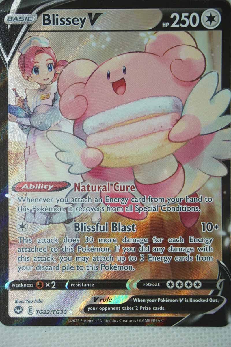 ポケモンカード Blissey V TG22/TG30 Blissey V TG22/TG30 - Silver Tempest enkeltkort fra Pokémon