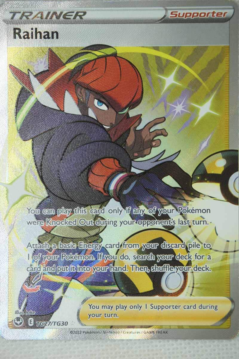 Raihan TG27/TG30 Full Art - Silver Tempest enkeltkort fra Pokmon Raihan TG27/TG30 Full Art - Silver Tempest enkeltkort fra Pokmon