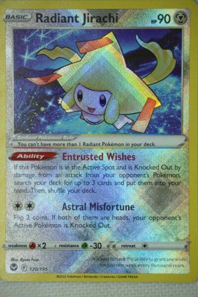 Radiant Jirachi 120/195 Radiant Rare