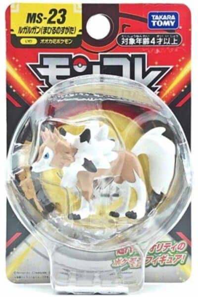 Lille Japansk Lycanroc Figur