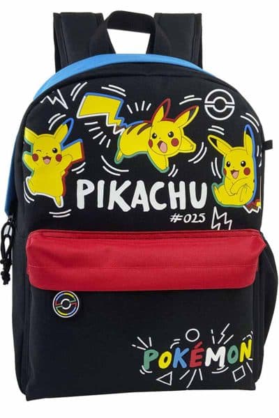 Stor Pikachu og Poke Ball Taske